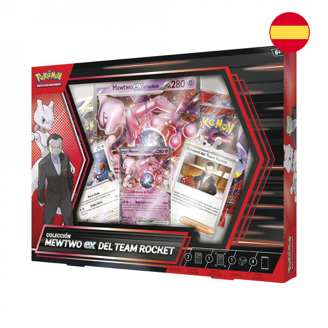 CAJA MEWTWO EX DEL TEAM ROCKET PROMO