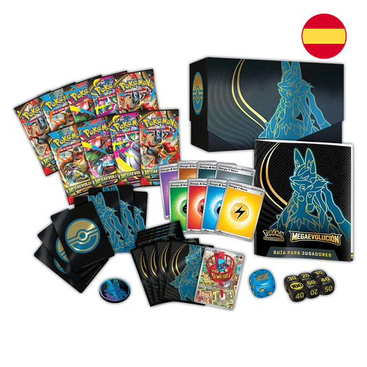 ETB POKEMON MEGAEVOLUCIÓN LUCARIO / ELITE TRAINER BOX (ESPAÑOL) - Nakama STORE