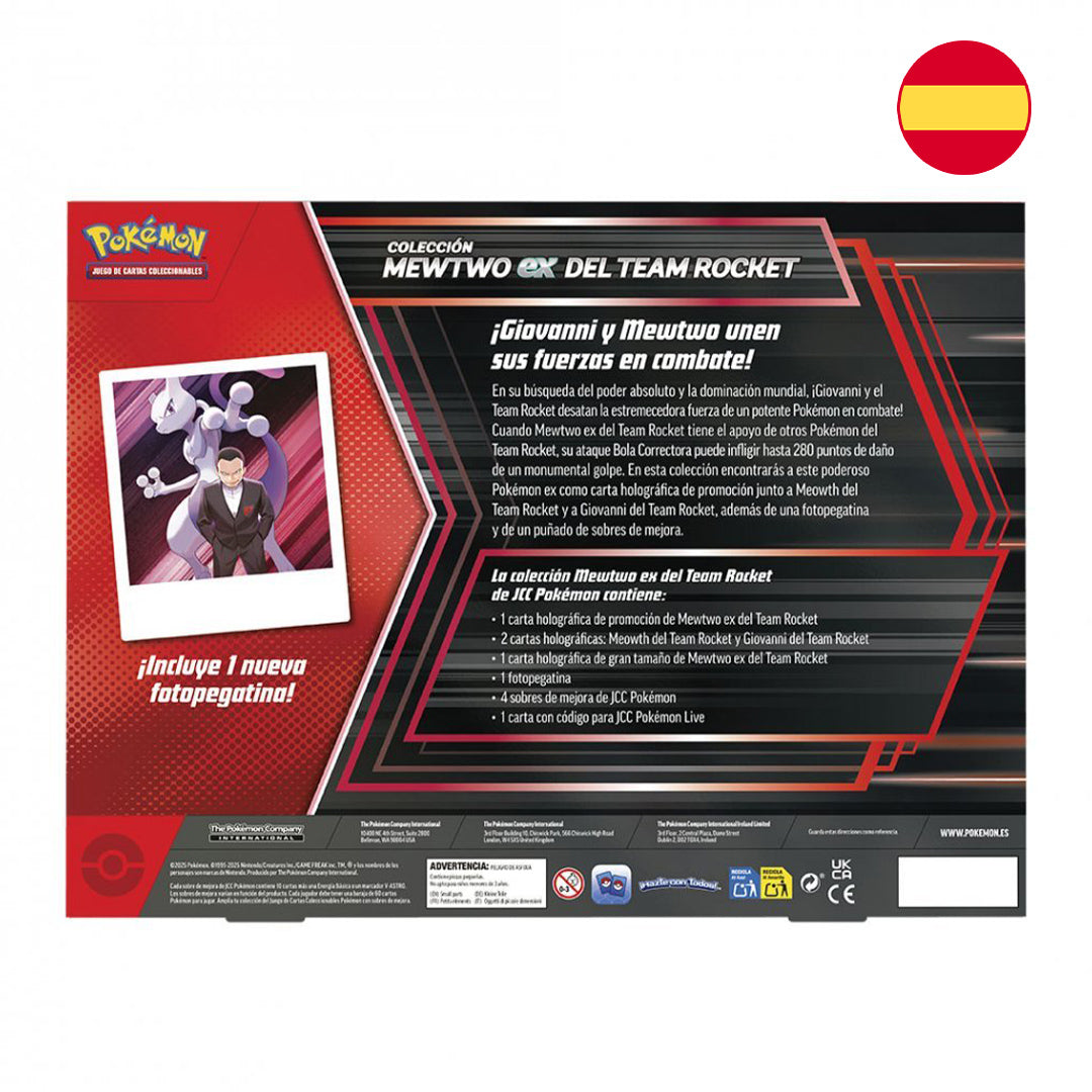 CAJA MEWTWO EX DEL TEAM ROCKET PROMO
